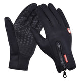 Winter Warm Touch Screen Fishing Man Gloves Waterproof Women Ski Army Cycling  Windproof Non-Slip Fashion Black Gloves Lady